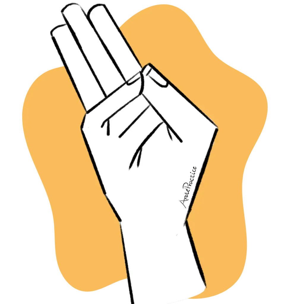 Illustration of Buddhi Mudra