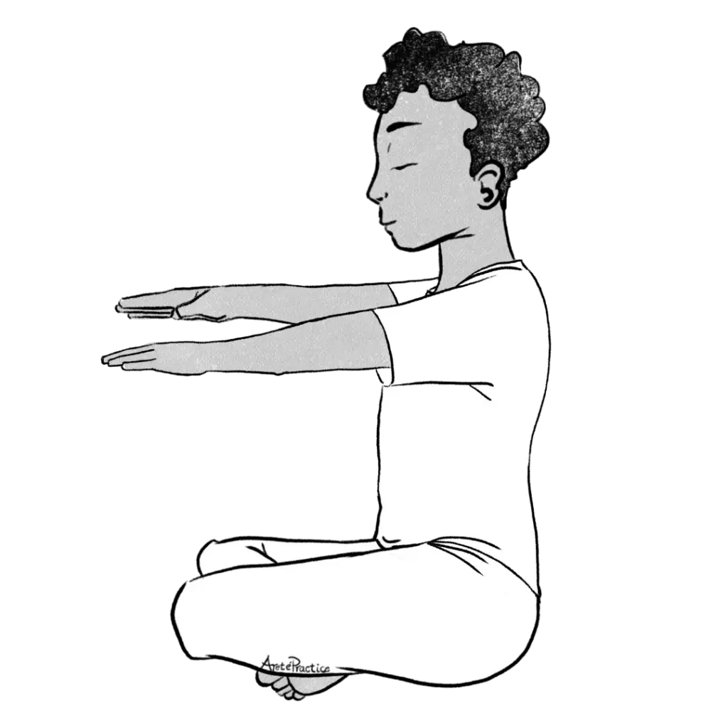 Illustration of Jerry in easy pose criss crossing arms