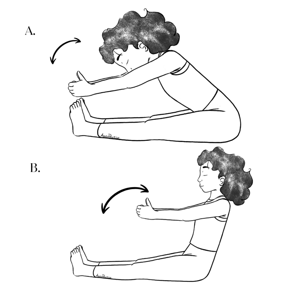 Ilustración de Susan realizando la serie de estrés para glándulas suprarrenales y riñones - Ejercicio 7