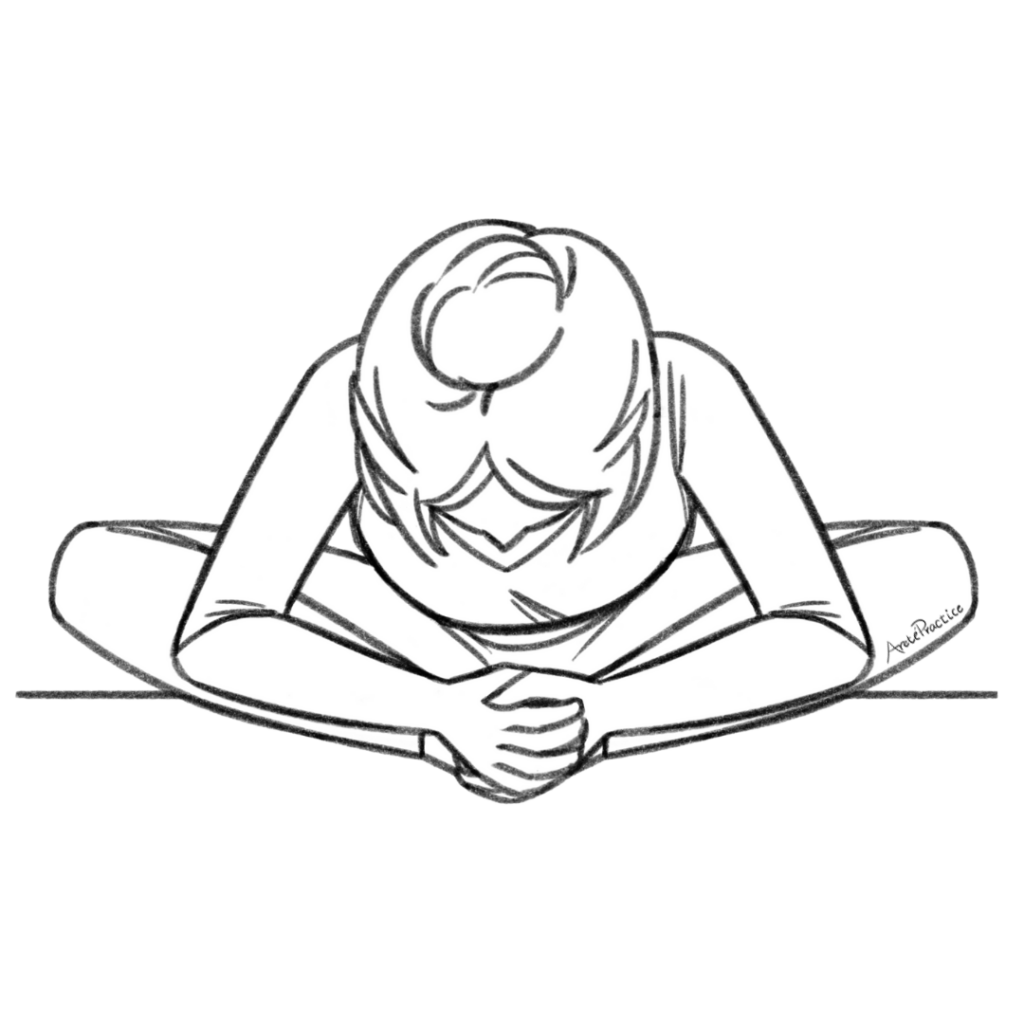 Ilustração de Helen na postura de mistura de borboleta