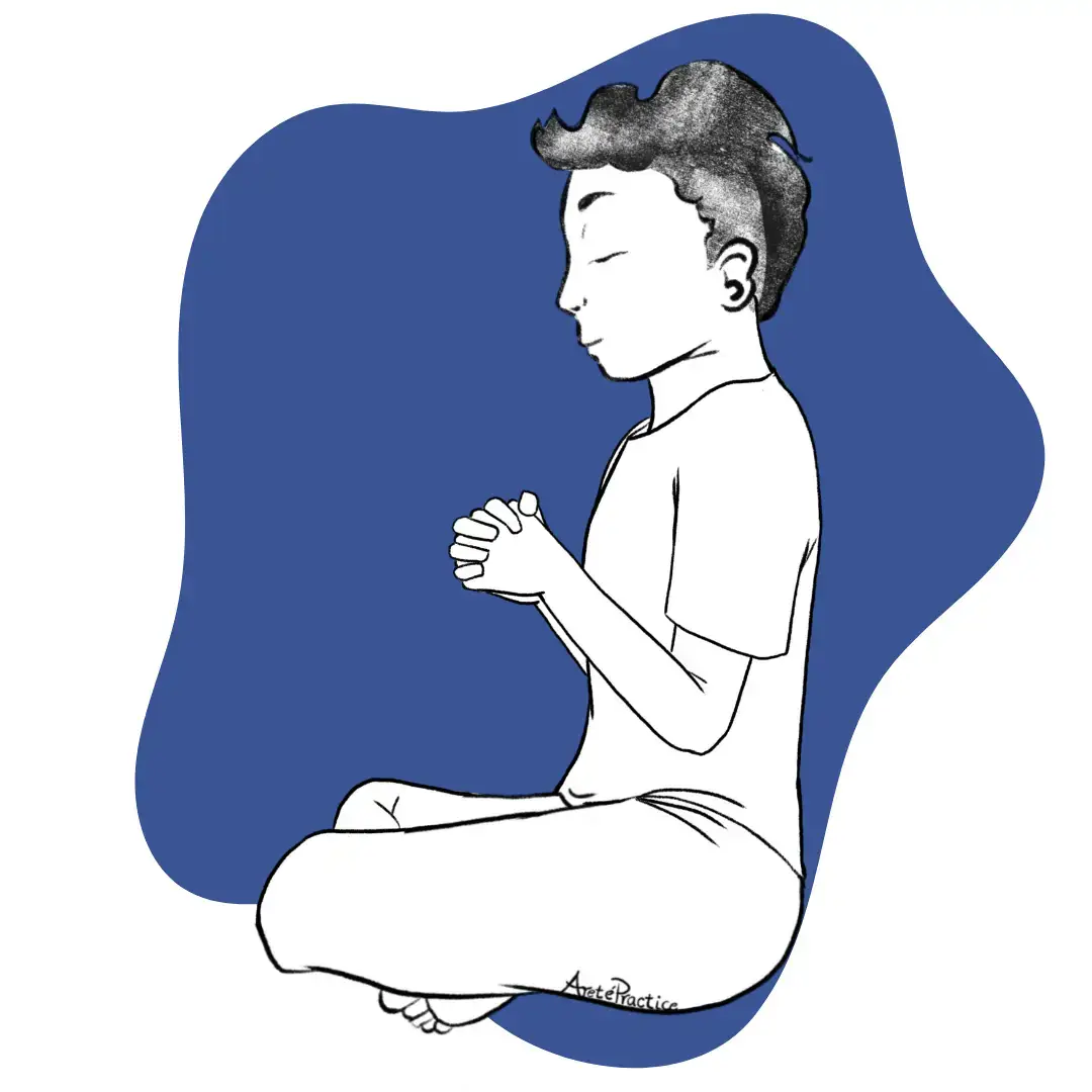Illustration of George doing the Shivmudra Kriya Featured Image