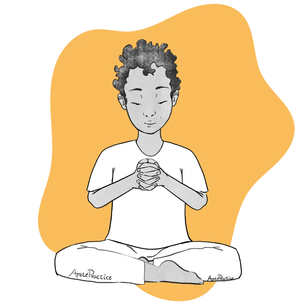 Illustration of Jerry doing the Sixteen-Stroke Breath to Rebuild Health feature Image