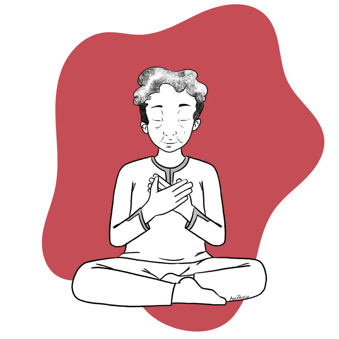 Illustration of Kramer doing the Kriya to Value Life - featured Image
