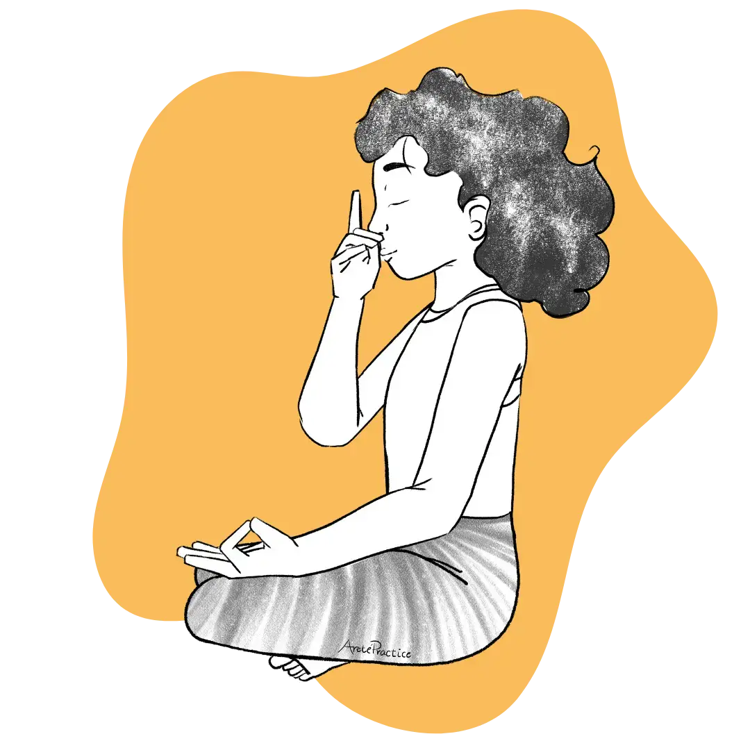 Illustration of Susan doing Meditation for Dealing with Your Own Mind featured Image