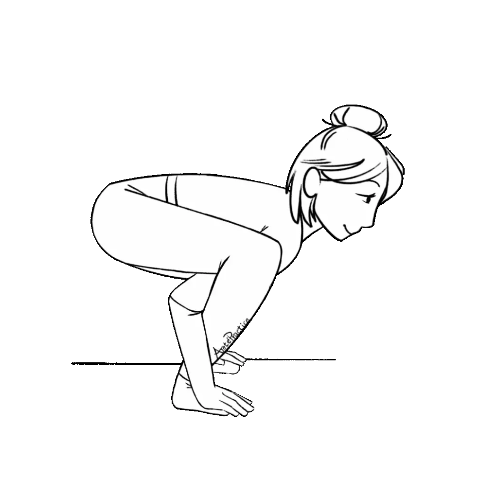 Illustration d'Hélène assise sur une chaise, la tête inclinée vers le haut