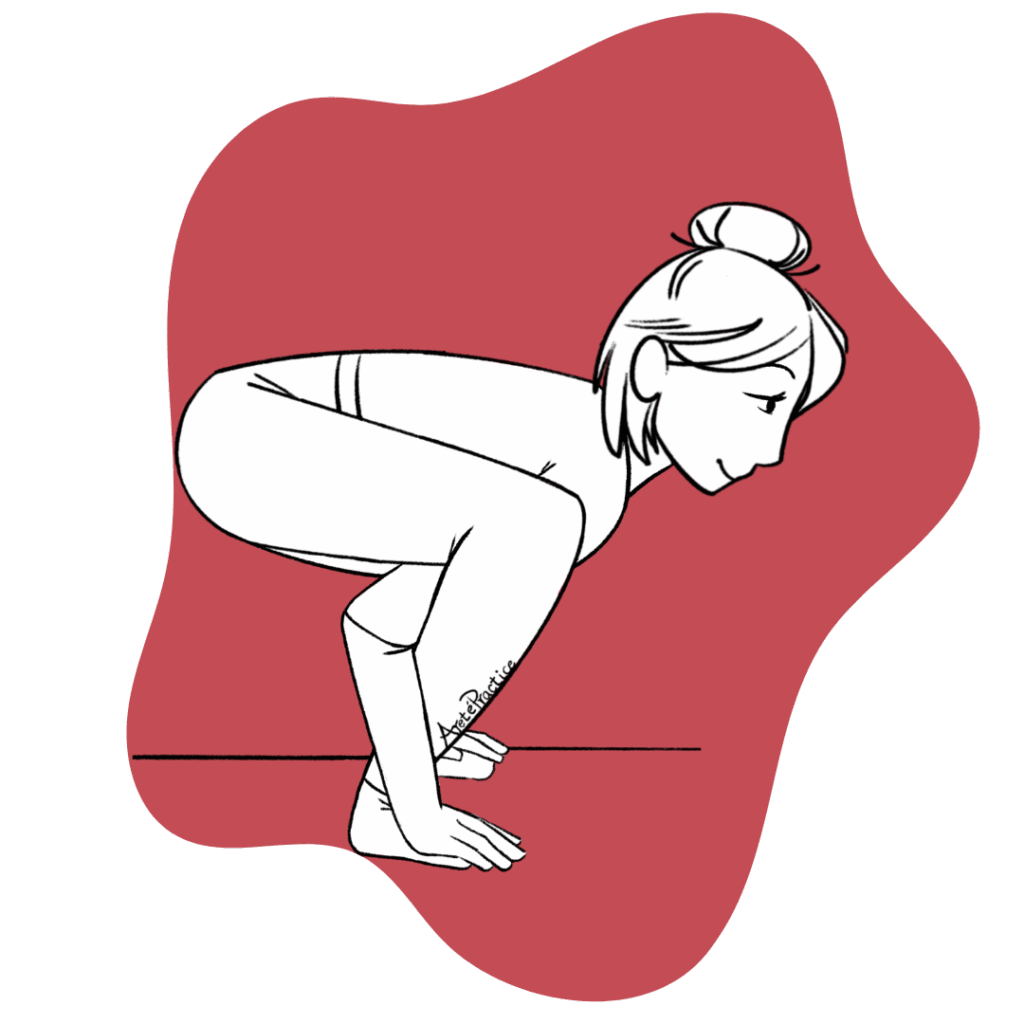 Illustration of Helen doing the Kriya for Balancing the Chakras & Corresponding Organs Featured Image