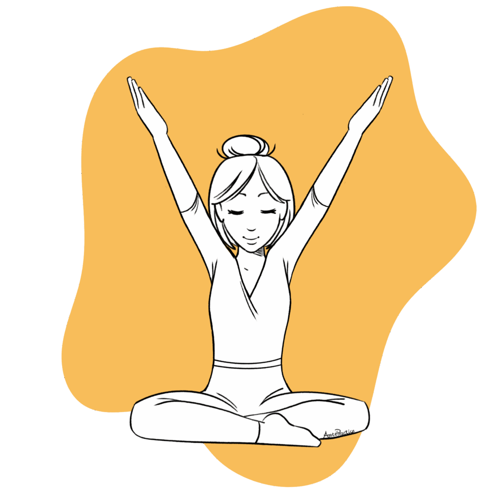 Illustration of Helen doing the