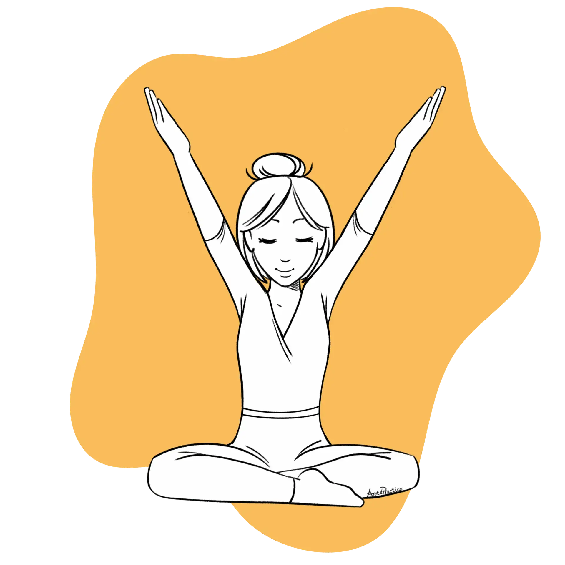 Illustration of Helen doing the