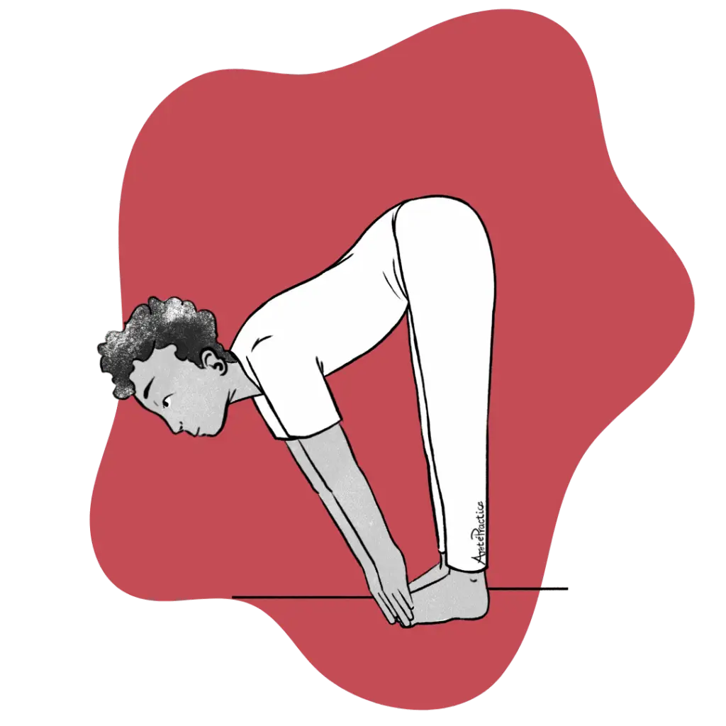 Illustration of Jerry doing the Surya Namaskara Featured Image