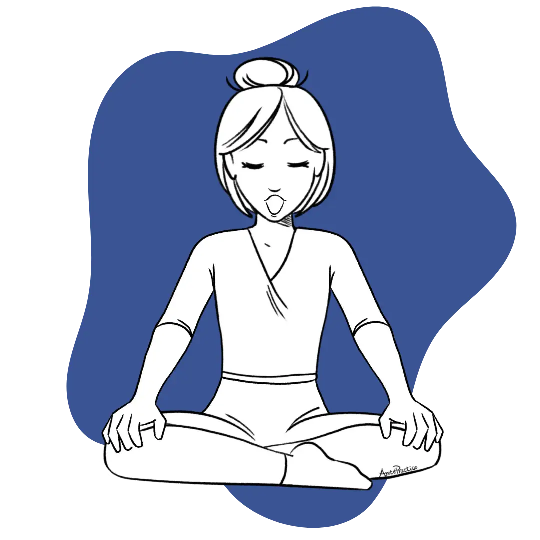Illustration of Helen doing the
