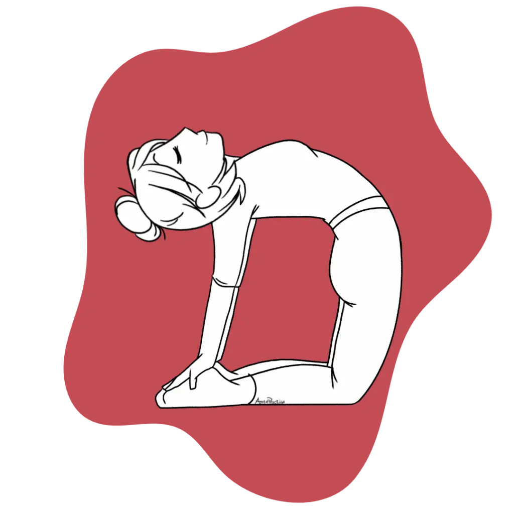 Illustration of Helen doing the Kriya for the Thyroid and Throat Center Featured Image