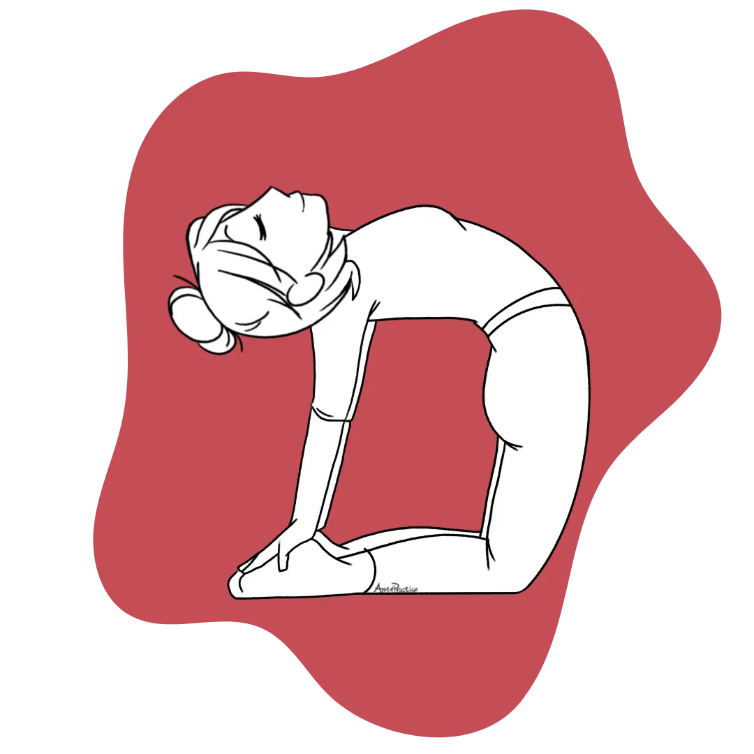 Illustration of Helen doing the Kriya for the Thyroid and Throat Center Featured Image