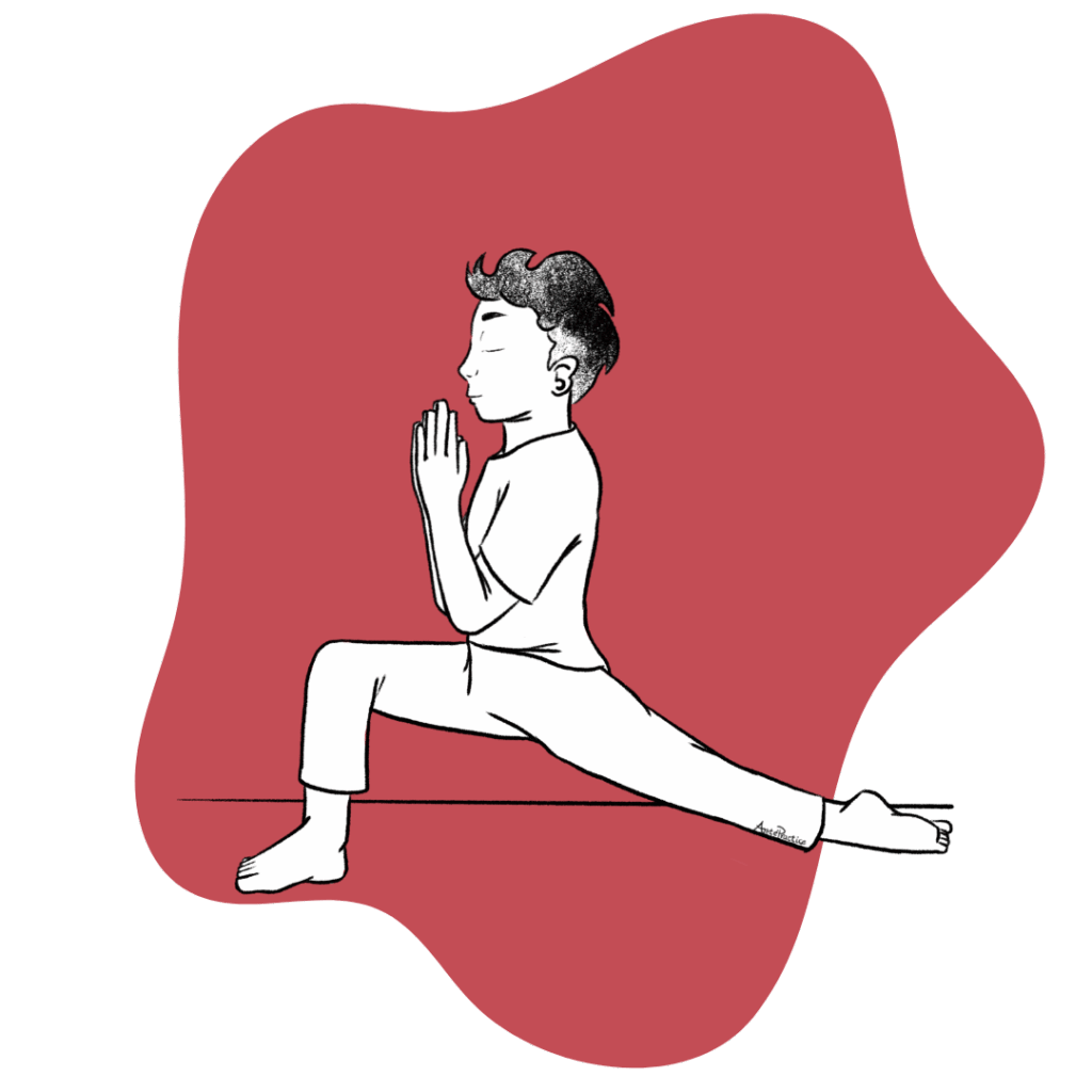 Illustration of George standing doing the Siam Kriya Featured Image