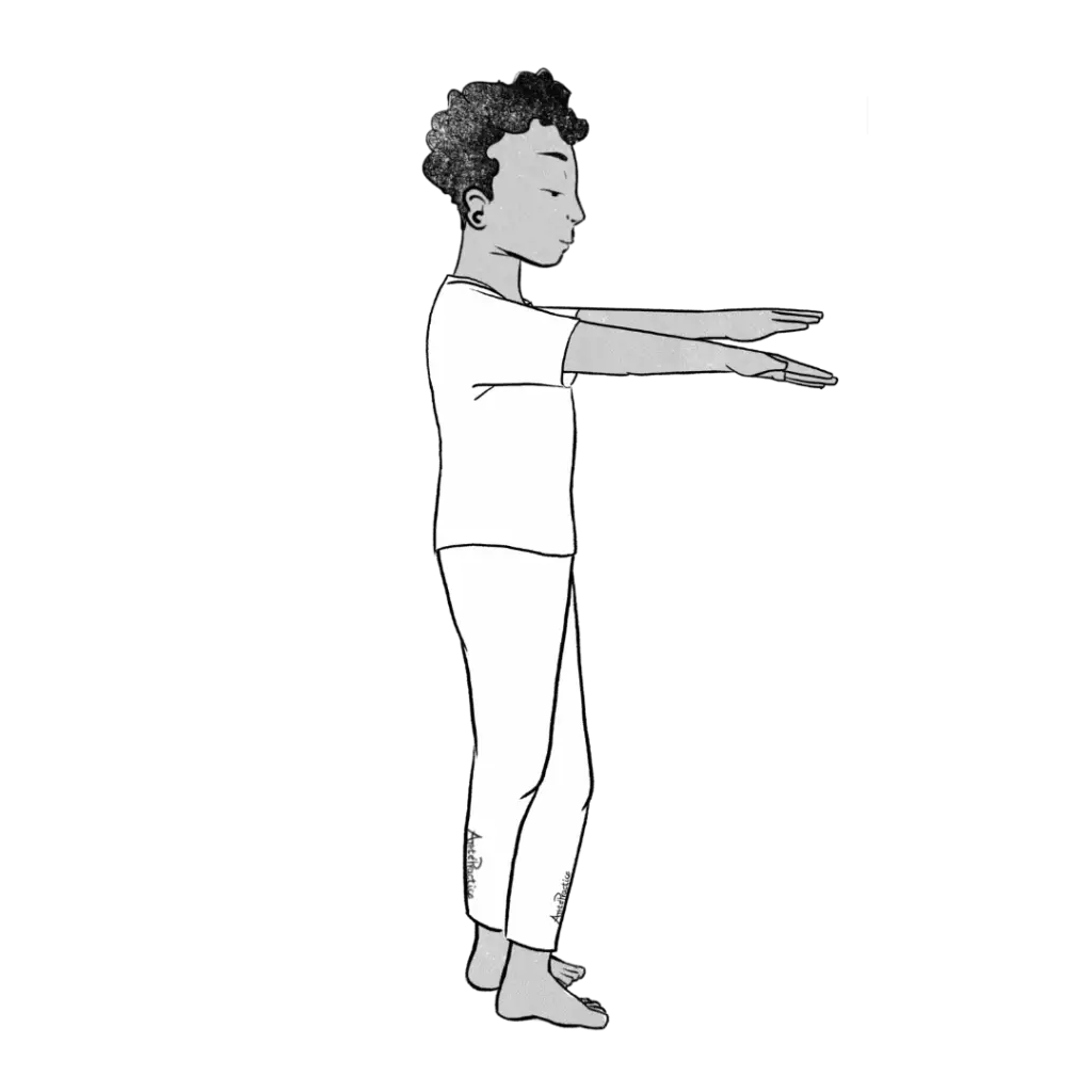 Illustration de Jerry debout, les bras et les jambes croisés.