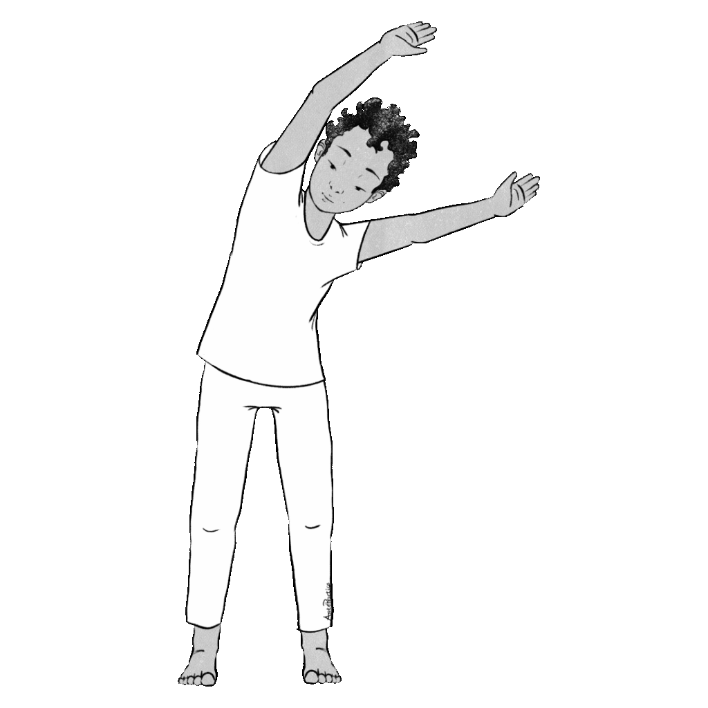 Illustration de Jerry debout, les bras levés, penché sur le côté