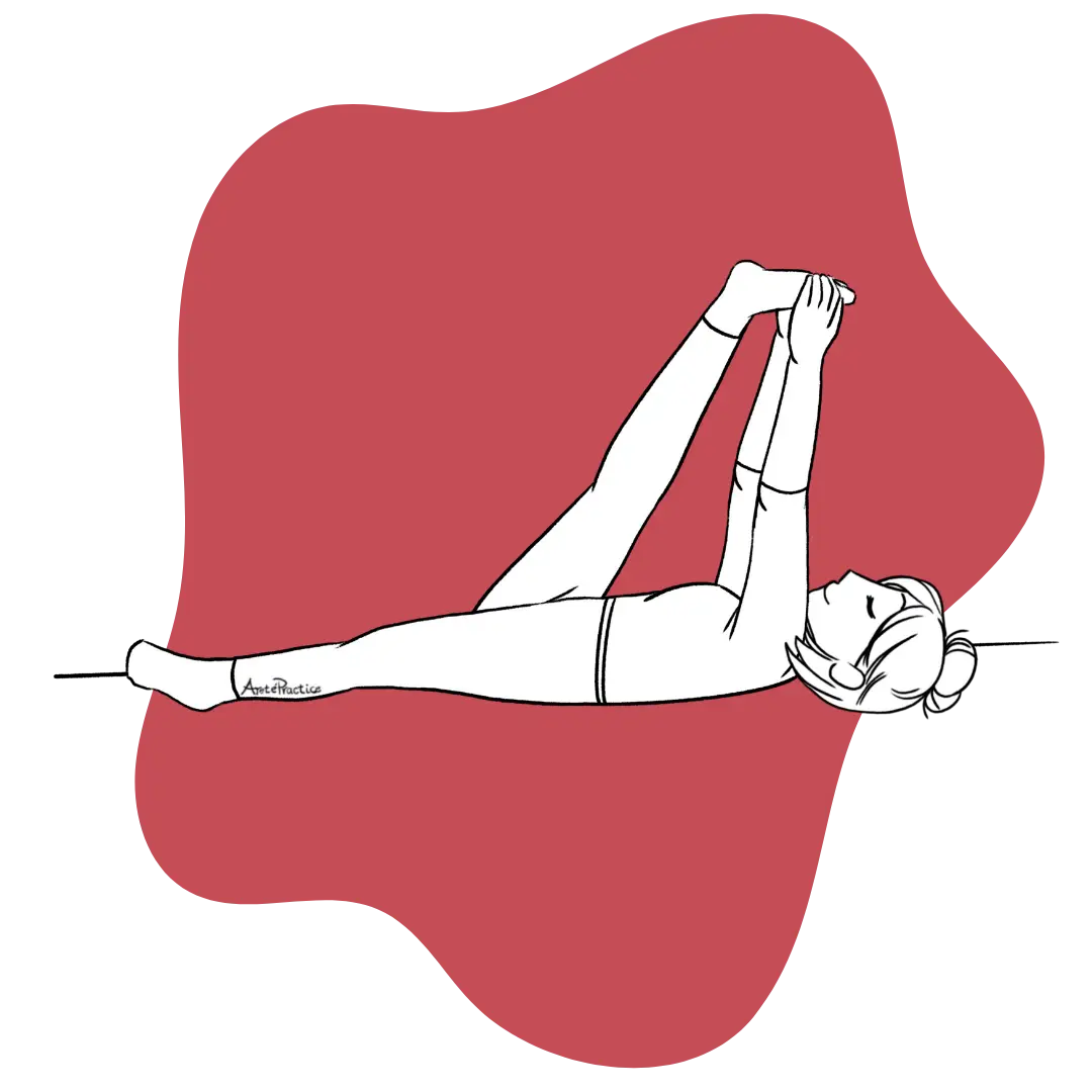 Illustration of Helen laying down doing the Awaken the Diaphragm Featured Image