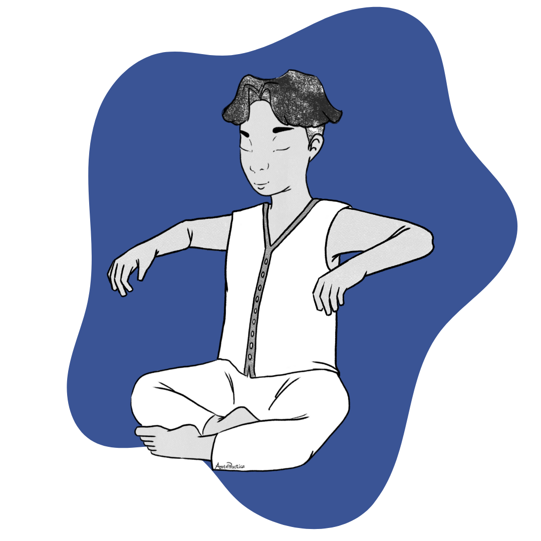 Illustration of David doing the Seeing Reality Featured Image