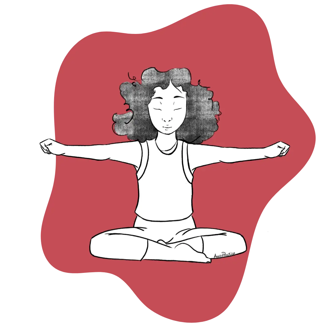 Illustration of Susan doing the To Renew Your Rhythms & Invite Prosperity Featured Image